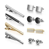 Set Boutons Manchette Pinces Cravate - Boîte Cadeau Métal Luxe – Accessoires | lasanderss.store