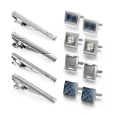 Set Boutons Manchette Pinces Cravate - Boîte Cadeau Métal Luxe – Accessoires | lasanderss.store