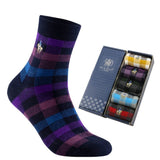 Fashion chaussettes en coton peigné 5 paires