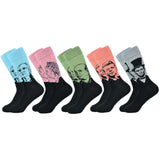 Chaussettes tendance pour homme et femme 5pcs