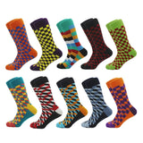 Chaussettes colorées10paires pour homme et femme