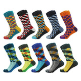 Chaussettes colorées10paires pour homme et femme