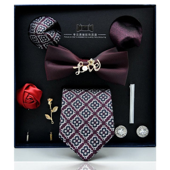Coffret cravate luxueux pour homme