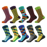 Chaussettes colorées10paires pour homme et femme