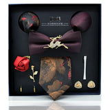 Coffret cravates luxueux pour hommes