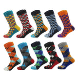 Chaussettes colorées10paires pour homme et femme