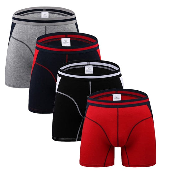 Boxers Confortables à Jambes 4Pcs pour hommes