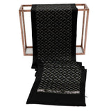 longue écharpe en soie pour hommes