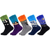 Chaussettes tendance pour homme et femme 5pcs
