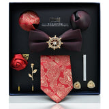 Coffret cravates luxueux pour hommes