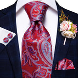 Cravate boutons de manchette Broche pour homme