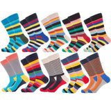 Chaussettes pour hommes coloré 10pcs