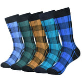 Chaussettes de mode multicolore en coton 5pcs
