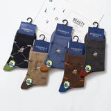 Chaussettes en coton pour hommes 5pcs