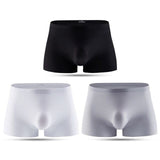 Boxer 3D pour Homme en soie glacée 3pcs