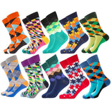 Chaussettes pour hommes coloré 10pcs
