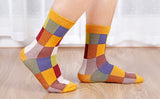 chaussettes tendance en coton peigné