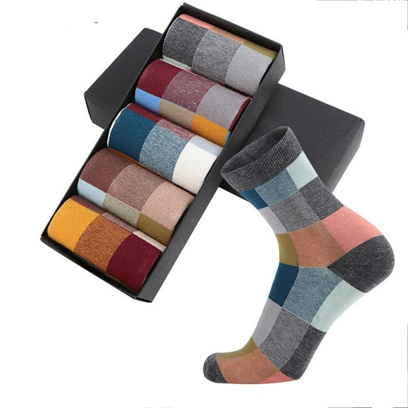 chaussettes tendance en coton peigné