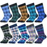 Chaussettes de mode multicolore en coton 10pcs