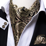 Ascot cravate cravate pour hommes en soie – | lasanderss.store