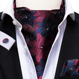 Ascot Cravate Soie Homme Pochette - Motif Cachemire Fait Main – Cravates | lasanderss.store