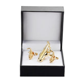 Boutons Manchette Pince Cravate Or - Ensemble Élégant Homme – boutons de manchette | lasanderss.store