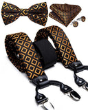 Bretelles 6 Clips nœud papillon pochette pour homme – | lasanderss.store