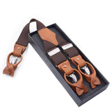 Bretelles en alliage de cuir 6 clips pour hommes – Vêtements et accessoires | lasanderss.store