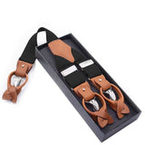 Bretelles en alliage de cuir 6 clips pour hommes – Vêtements et accessoires | lasanderss.store