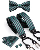 Bretelles et nœud papillon avec pochette en soie – | lasanderss.store