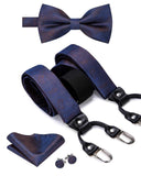 Bretelles et nœud papillon en soie style Vintage pour homme – | lasanderss.store