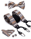 Bretelles et nœud papillon en soie style Vintage pour homme – | lasanderss.store