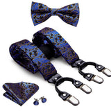 Bretelles et nœud papillon en soie style Vintage pour homme – | lasanderss.store