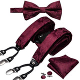 Bretelles nœud papillon carré de poche, boutons de manchette – | lasanderss.store