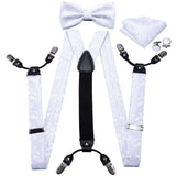 Bretelles nœud papillon carré de poche, boutons de manchette – | lasanderss.store