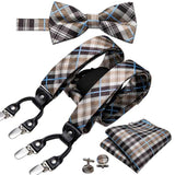 Bretelles nœud papillon carré de poche, boutons de manchette – | lasanderss.store