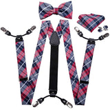 Bretelles pour hommes en soie nœud papillon – | lasanderss.store