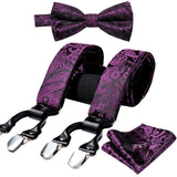 Bretelles pour hommes en soie nœud papillon – | lasanderss.store