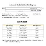 Ceinture noir à boucle automatique acier or – | lasanderss.store