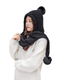 Chapeau écharpe tricoté mode d'hiver – écharpe tricoté | lasanderss.store