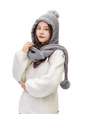Chapeau écharpe tricoté mode d'hiver – écharpe tricoté | lasanderss.store