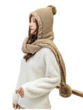 Chapeau écharpe tricoté mode d'hiver – écharpe tricoté | lasanderss.store