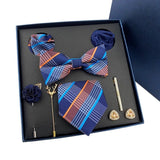 Coffret Cravate Luxe Homme 8 Pièces - Nœud Papillon Jacquard Soie – Vêtements et accessoires | lasanderss.store