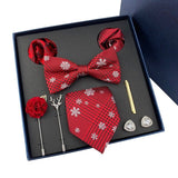 Coffret Cravate Luxe Homme 8 Pièces - Nœud Papillon Jacquard Soie – Vêtements et accessoires | lasanderss.store