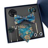 Coffret Cravate Luxe Homme 8 Pièces - Nœud Papillon Jacquard Soie – Vêtements et accessoires | lasanderss.store
