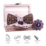 Coffret Nœud Papillon Double Couche en Bois Premium - Ensemble Élégant Homme – Noeud papillon | lasanderss.store