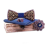Coffret Nœud Papillon Double Couche en Bois Premium - Ensemble Élégant Homme – Noeud papillon | lasanderss.store