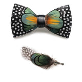 coffret nœud - papillon en cuir et plume – Vêtements et accessoires | lasanderss.store