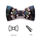 Coffret nœud papillon plumes Gris – Cravate homme | lasanderss.store