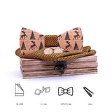 Coffret nœud papillon pochette et une paire de boutons de manchette – | lasanderss.store